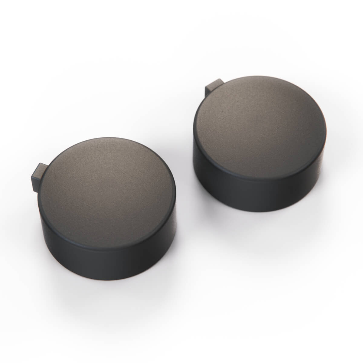 Land Rover P38 Range Rover Freelander 1 Front Wiper Screw Cover Cap Set of 2 Black AMR3915 — view 2