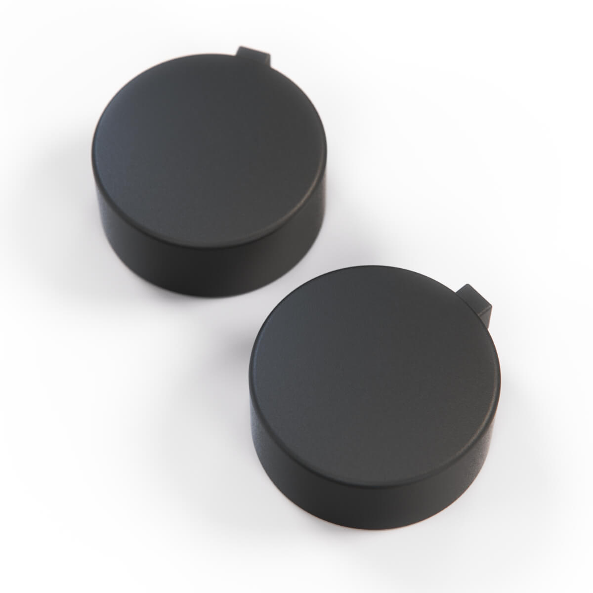 Land Rover P38 Range Rover Freelander 1 Front Wiper Screw Cover Cap Set of 2 Black AMR3915 — view 4