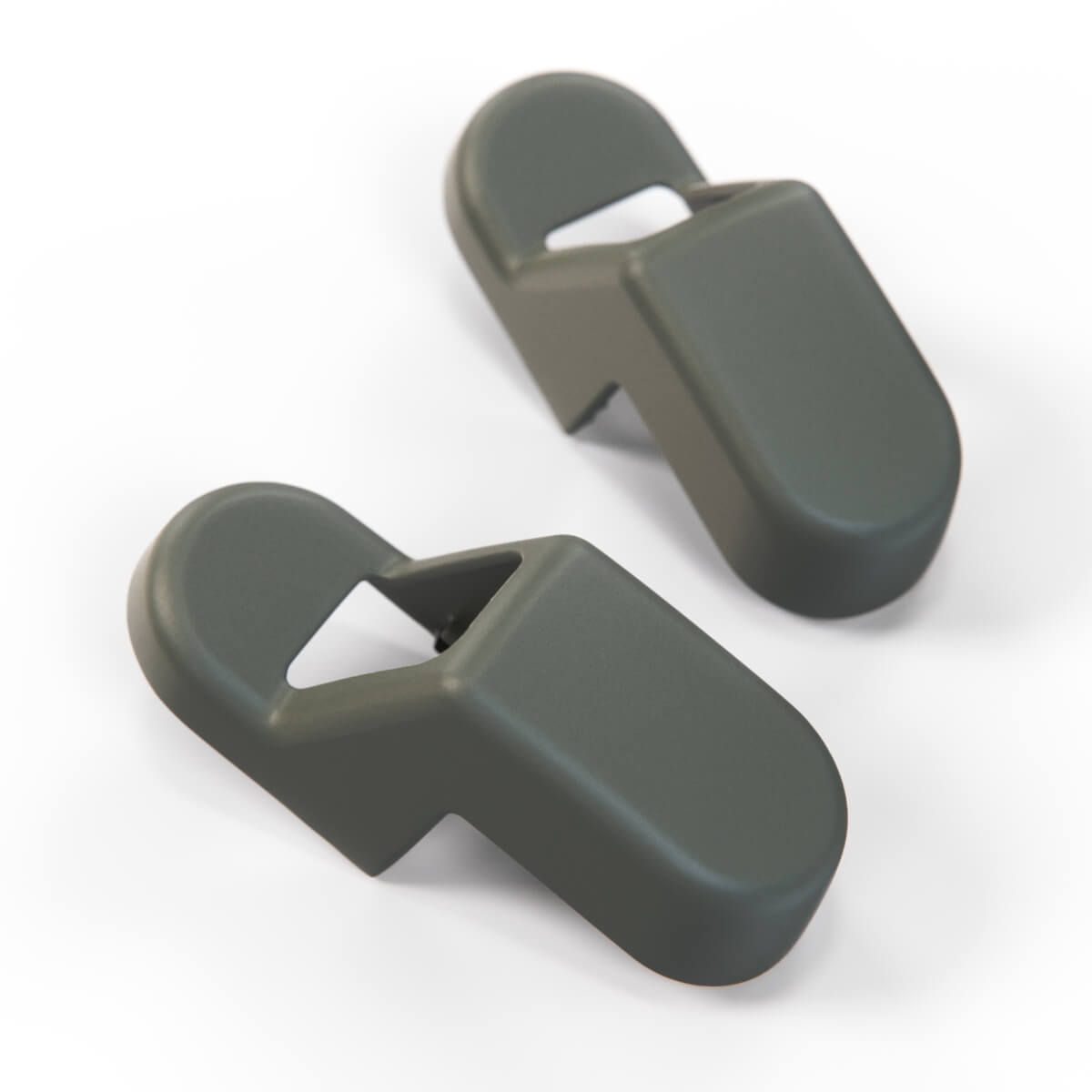 Land Rover P38 Range Rover Seat Belt Adjustment Button Trim Set of 2 All Colours — view 5