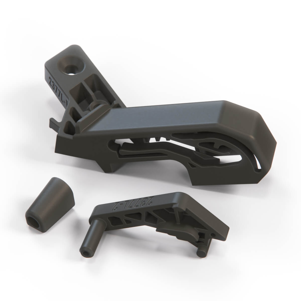 Renault 5 Rear Window Latch Lever All Colours Left or Right (7700757954 / 7700757955) — view 3
