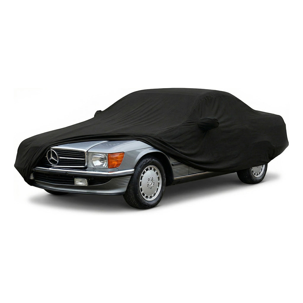 Mercedes-Benz R107 SL Ultra Soft Elastic Protective Indoor Car Cover Black — view 2