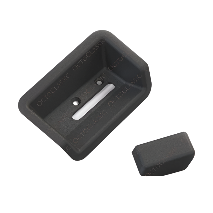 Jaguar XJS Seat Adjustment Knob & Escutcheon Set – Black – Left or Right (BDC8204, BDC8979/BDC8978)