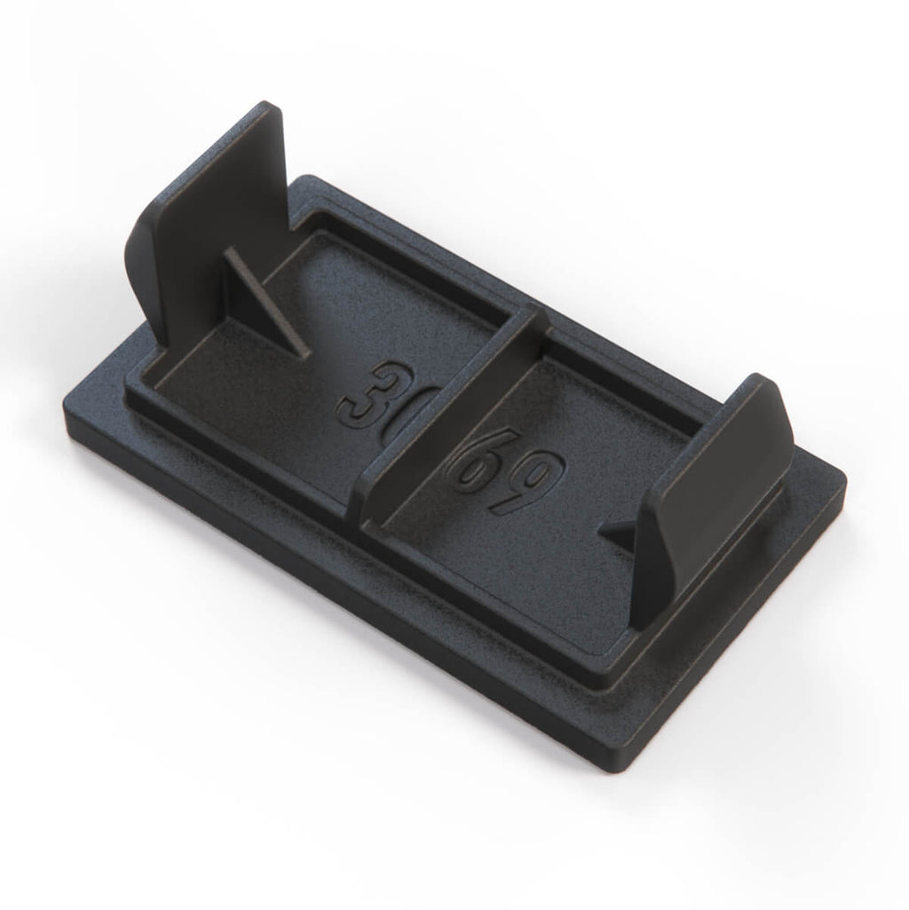 Toyota T180 Celica Dashboard Switch Blank Cap Black (6553920080) — view 4