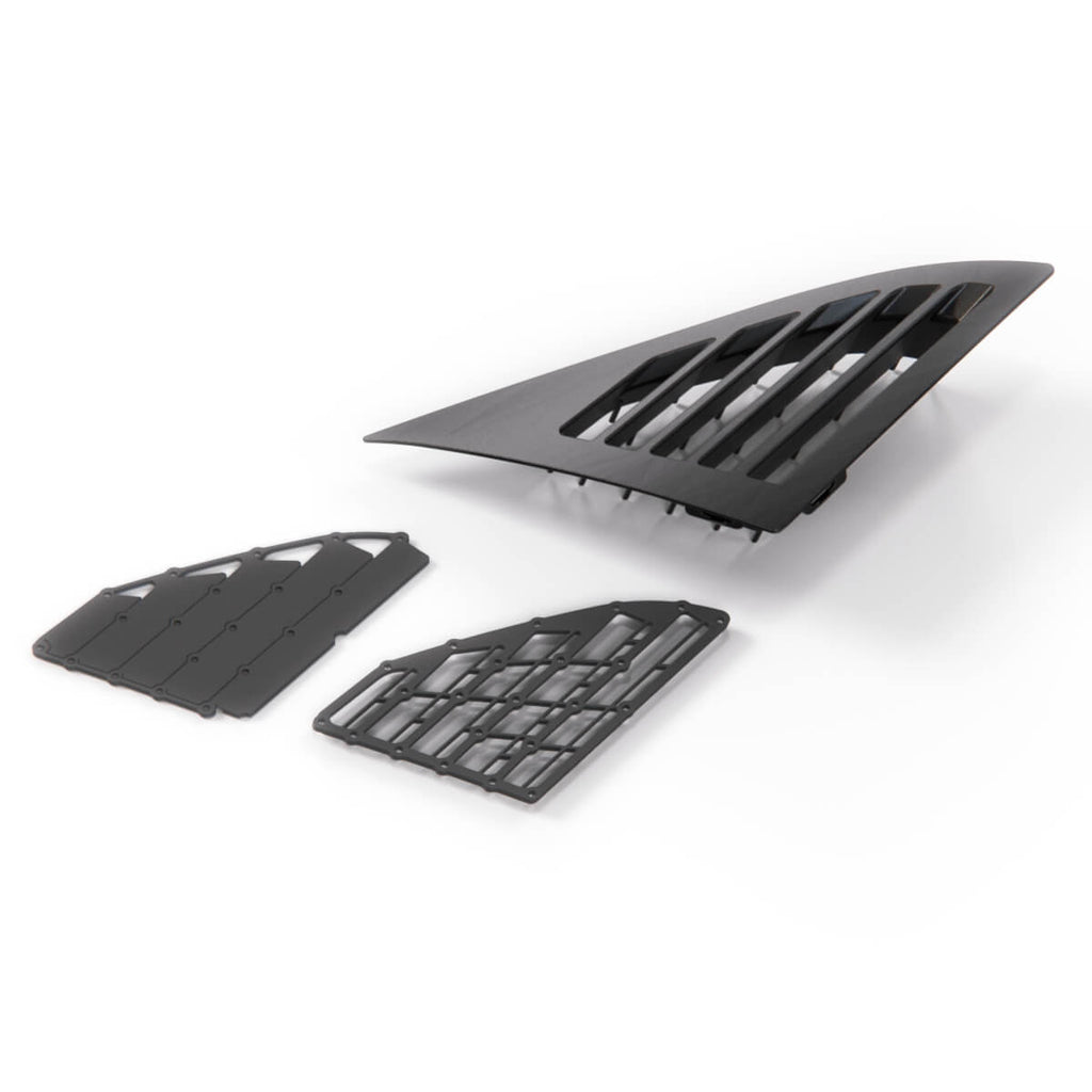 Toyota MR2 SW20 Small Rear Window Vent Trim Black Left or Right