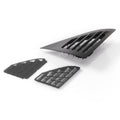 Toyota MR2 SW20 Small Rear Window Vent Trim Black Left or Right