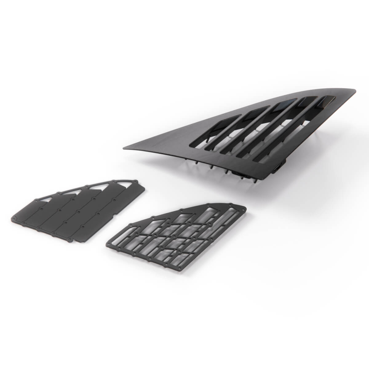 Toyota MR2 SW20 Small Rear Window Vent Trim Black Left or Right