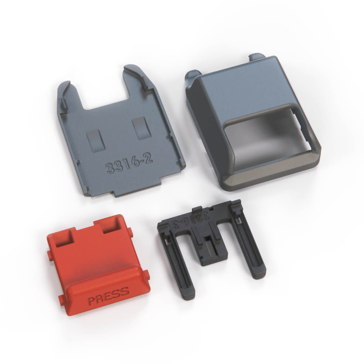 Toyota A70 Supra Rear Seat Belt Buckle All Colours (7333014190) — view 6
