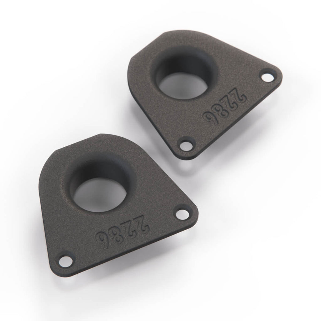Volkswagen Corrado Hood Pin Latch Bracket Set of 2 Black (535823599) — view 2
