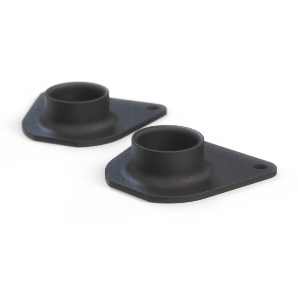 Volkswagen Corrado Hood Pin Latch Bracket Set of 2 Black (535823599) — view 3