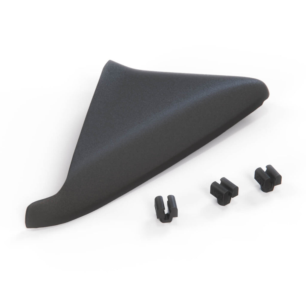 Volkswagen Corrado Inner Mirror Cover Trim Black Left or Right (535853239 / 535853240) — view 2