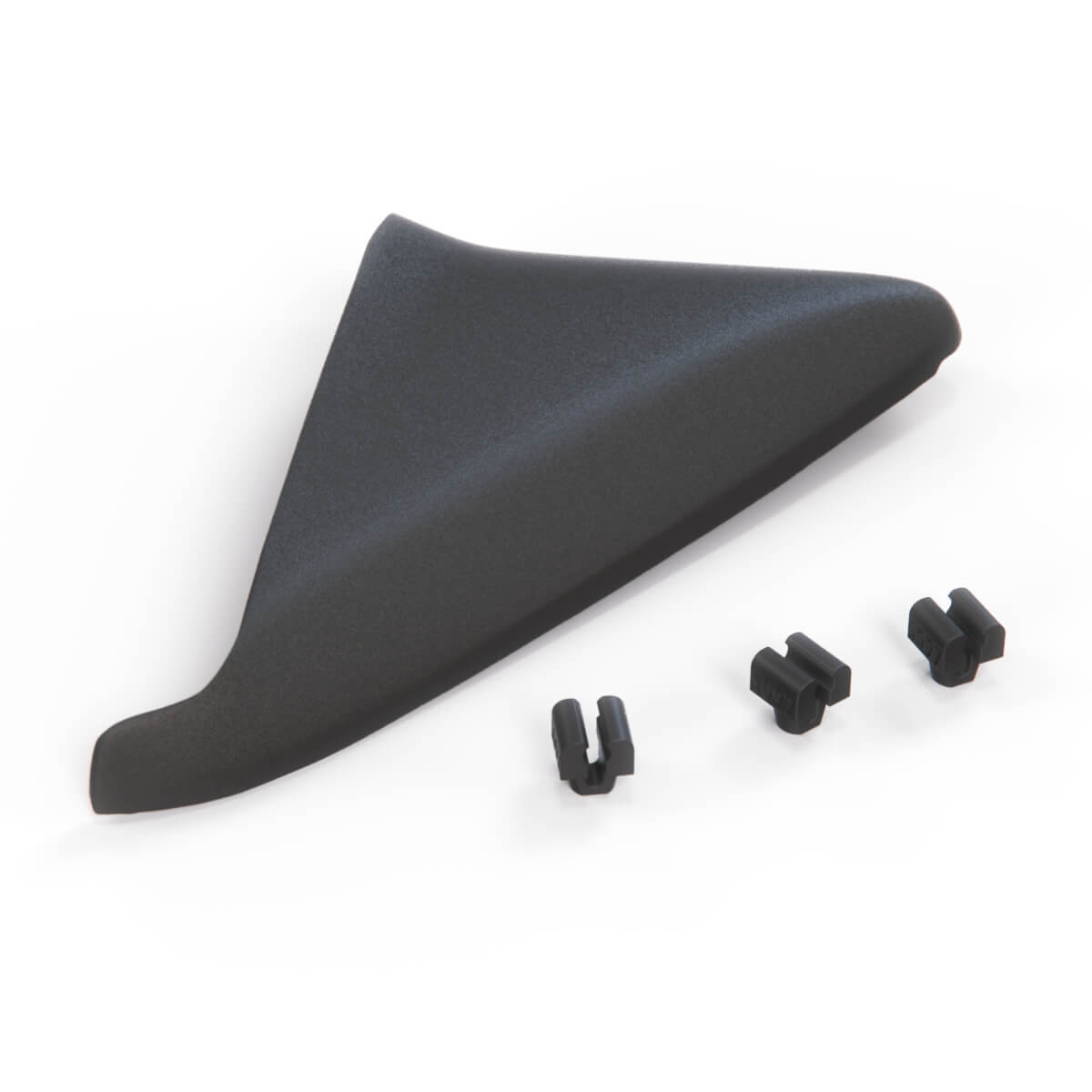 Volkswagen Corrado Inner Mirror Cover Trim Black Left or Right (535853239 / 535853240) — view 2