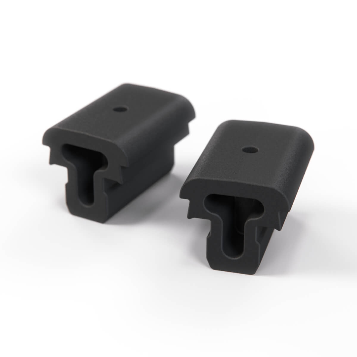 Volkswagen Corrado Parcel Shelf Stop Buffer Set of 2 Black (535867815A) — view 2