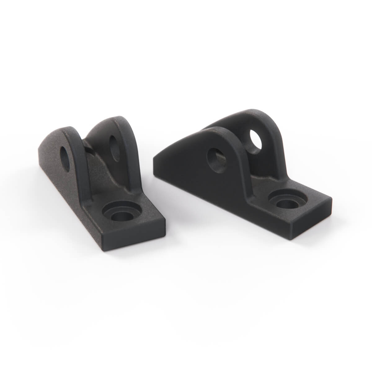 Volkswagen Corrado Scirocco Tailgate Lid Actuator Bracket Set of 2 Black (533827331) — view 3