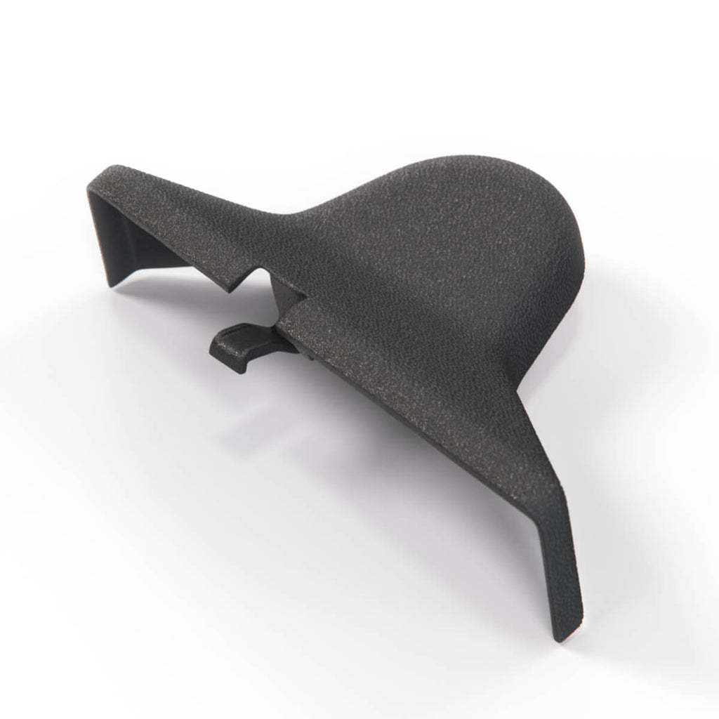 Volkswagen Golf Jetta Mk2 Front Tow Hook Cover Black (191853696B) — view 3