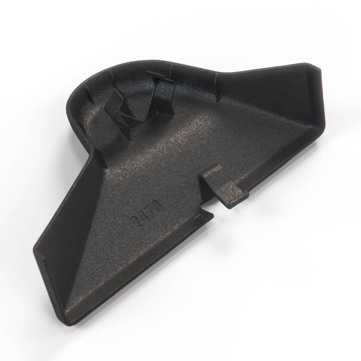 Volkswagen Golf Jetta Mk2 Front Tow Hook Cover Black (191853696B) — view 4