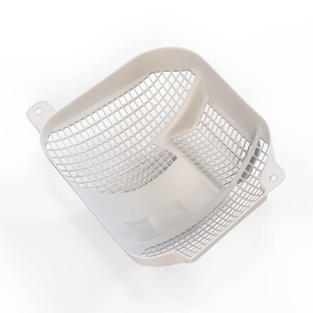 Volkswagen Golf Rabbit Mk1 Caddy Jetta Heater Blower Fan Motor Cover White (171819099A) — view 4