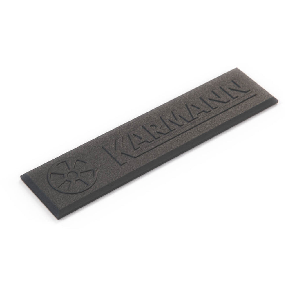 Volkswagen Golf Rabbit Mk1 Scirocco Mk2 Karmann Fender Badge Black (155853901) — view 2