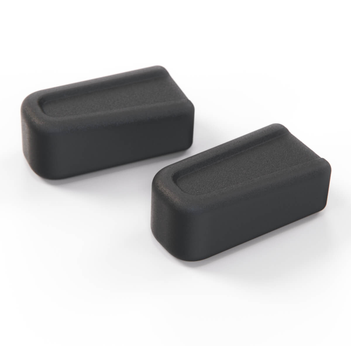 Volvo 140 Inner Door Handle Set of 2 Black — view 3