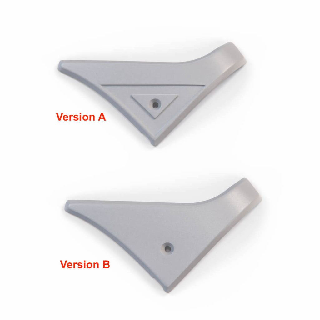 Volvo 240 C-pillar Roof Joint Corner Moulding Trim Primed Left or Right — view 3