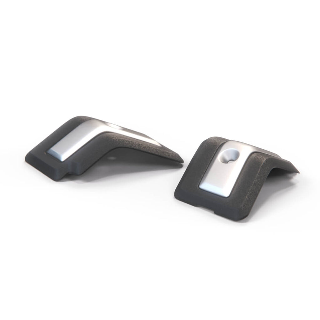 Volvo 245 Station Wagon Roof Rear Corner Trim Black Chrome Left or Right — view 4