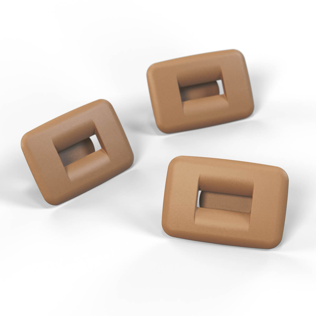 Volvo 850 940 960 S90 Interior Roof Headliner Clip Set Of 3 All Colours 9137959 — Saddle (Volvo)