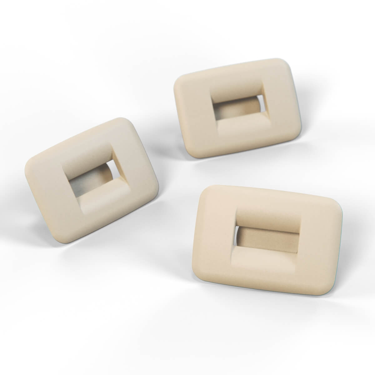 Volvo 850 940 960 S90 Interior Roof Headliner Clip Set Of 3 All Colours 9137959 — Beige (Volvo)