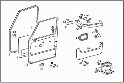 Mercedes W463 Door Armrest Knob - G-Class W460 W461 (A46399701869051) — view 4