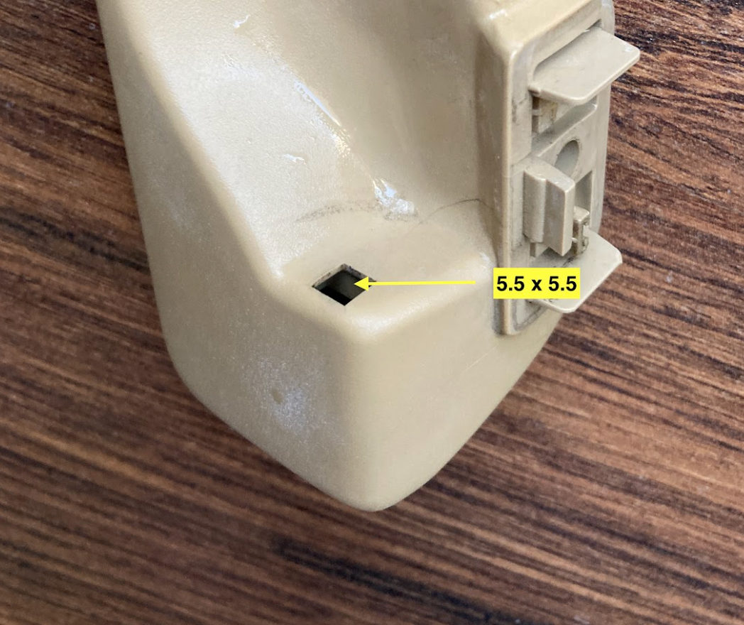 Mercedes-Benz Version 2 - with a hole. A124 E320 Covering Top Openers set (R&amp;L) (E320, W124) — view 6