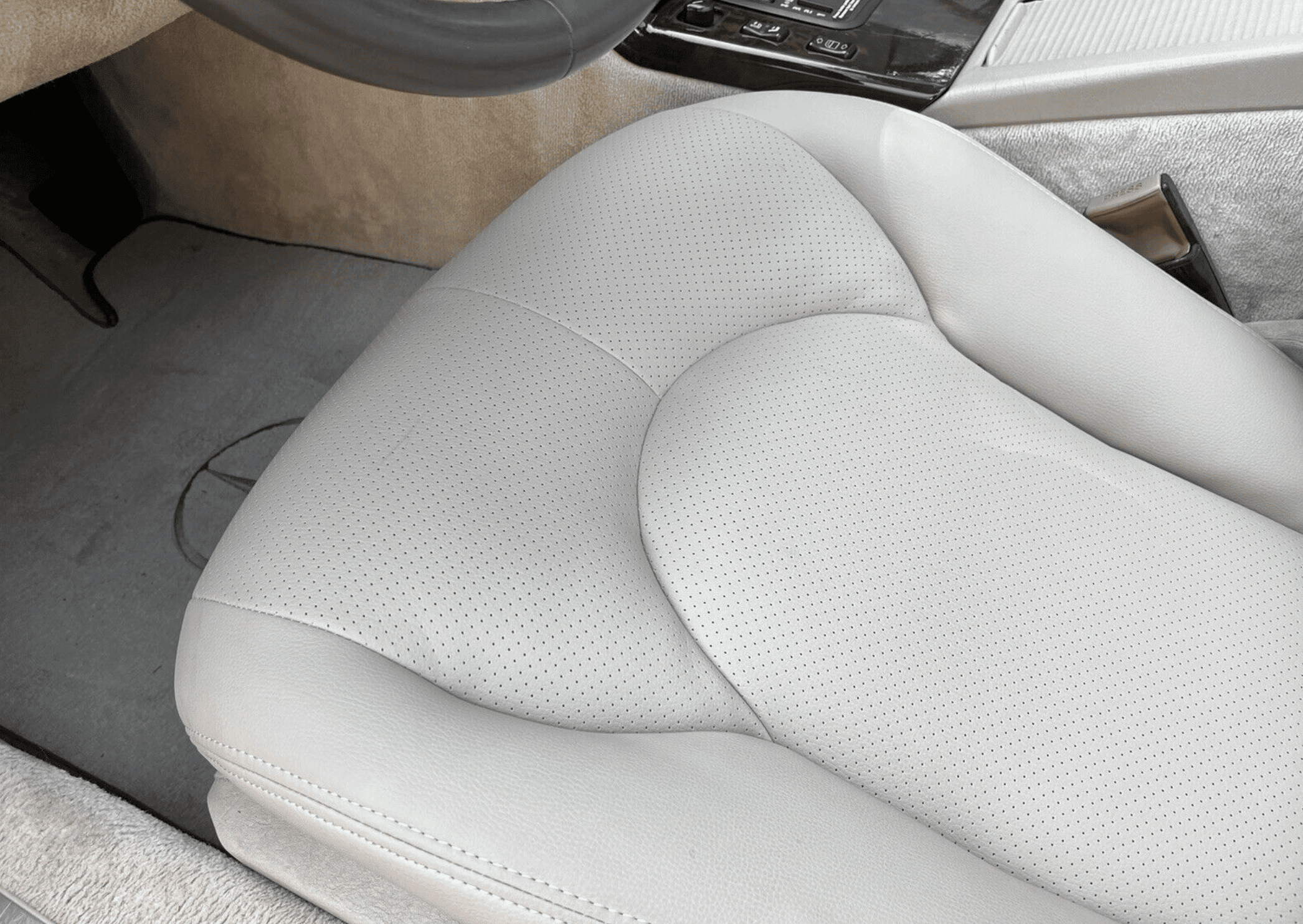 Mercedes SL R129 facelift eco leather seat covers set — view 3
