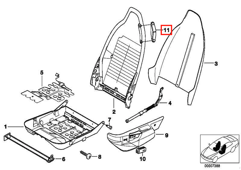 BMW Z3 E36 Seat Belt Guide Driver Side Black Left Or Right 52108410505/52108410506 — view 4