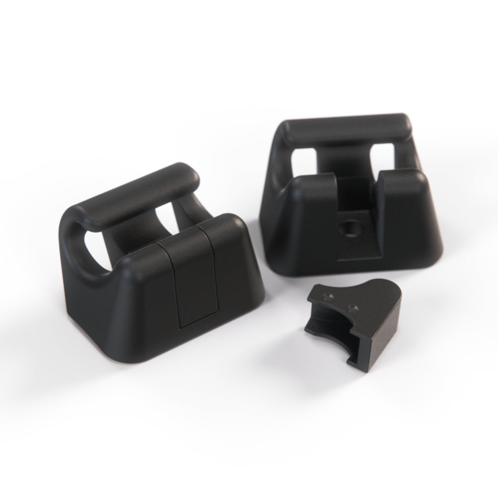 A124 Sun visor trim clip holder complete, Mercedes-benz A124 — view 4