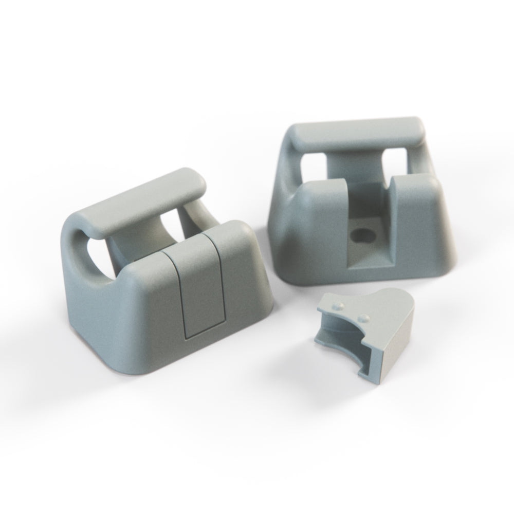 A124 Sun visor trim clip holder complete, Mercedes-benz A124 — view 6