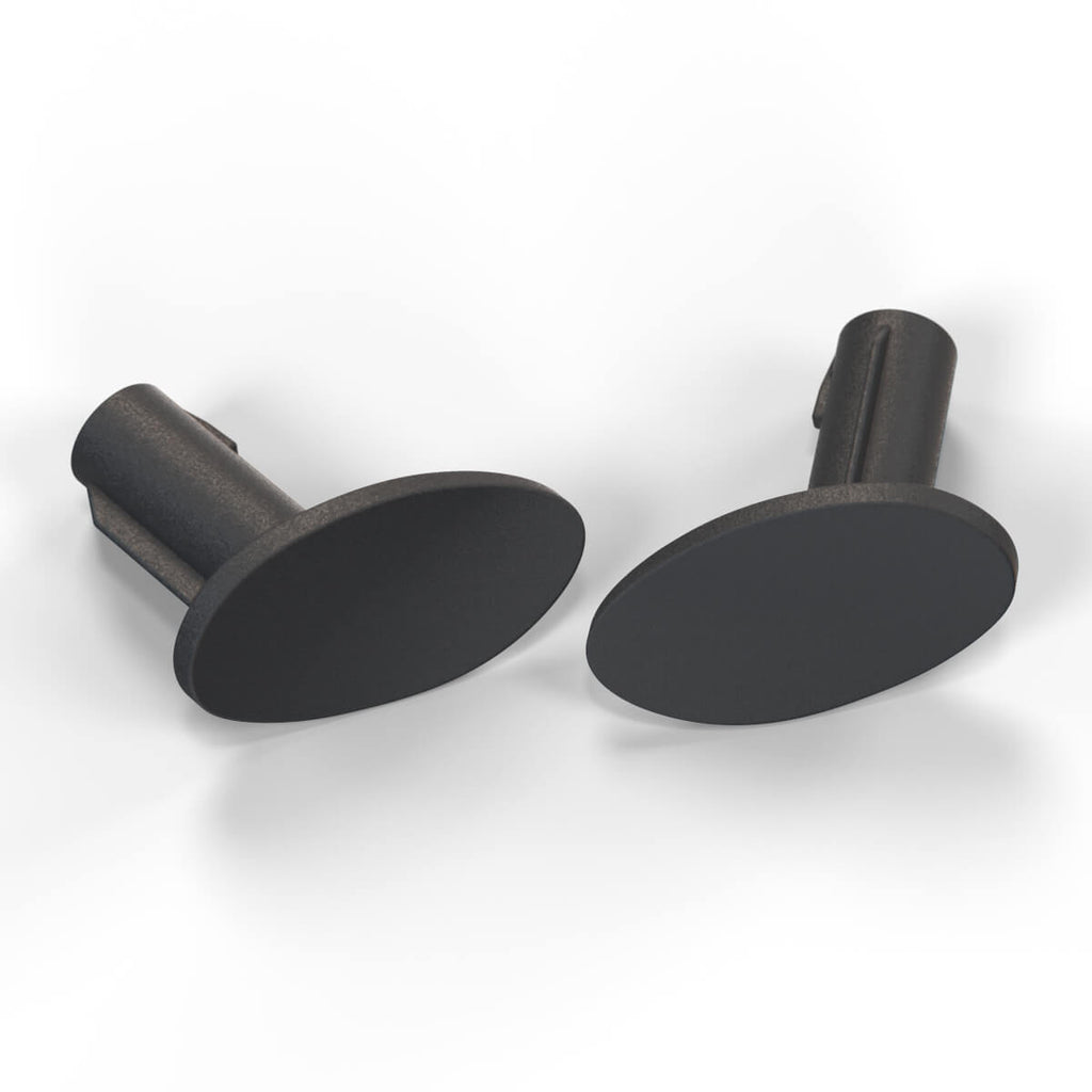 Alfa Romeo 147 GT Front Door Handle Plug Set of 2 Black (71775574 / 46763771 / 46763772 / 735351270 / 735351271) — view 2