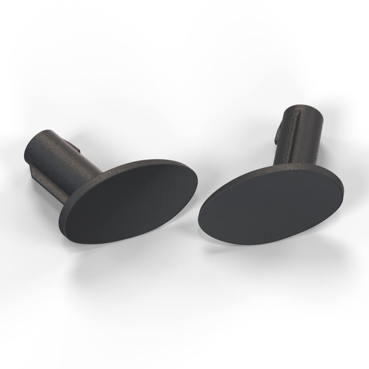 Alfa Romeo 147 GT Front Door Handle Plug Set of 2 Black (71775574 / 46763771 / 46763772 / 735351270 / 735351271) — view 2