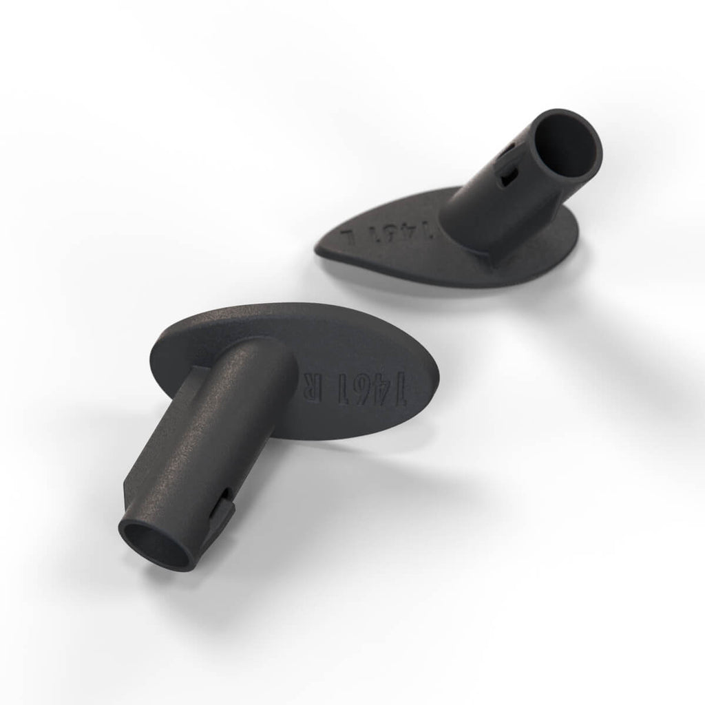 Alfa Romeo 147 GT Front Door Handle Plug Set of 2 Black (71775574 / 46763771 / 46763772 / 735351270 / 735351271) — view 3