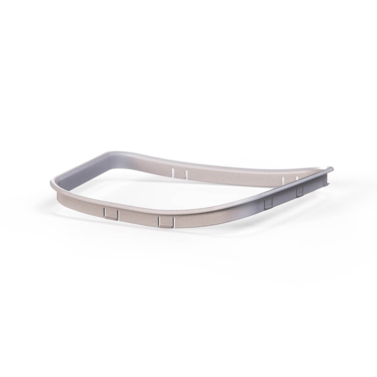 Alfa Romeo 159 / Brera / Spider 939 Manual Shifter Frame Trim LHD or RHD Silver / Gloss Black (156078676 / 156065935) — view 2