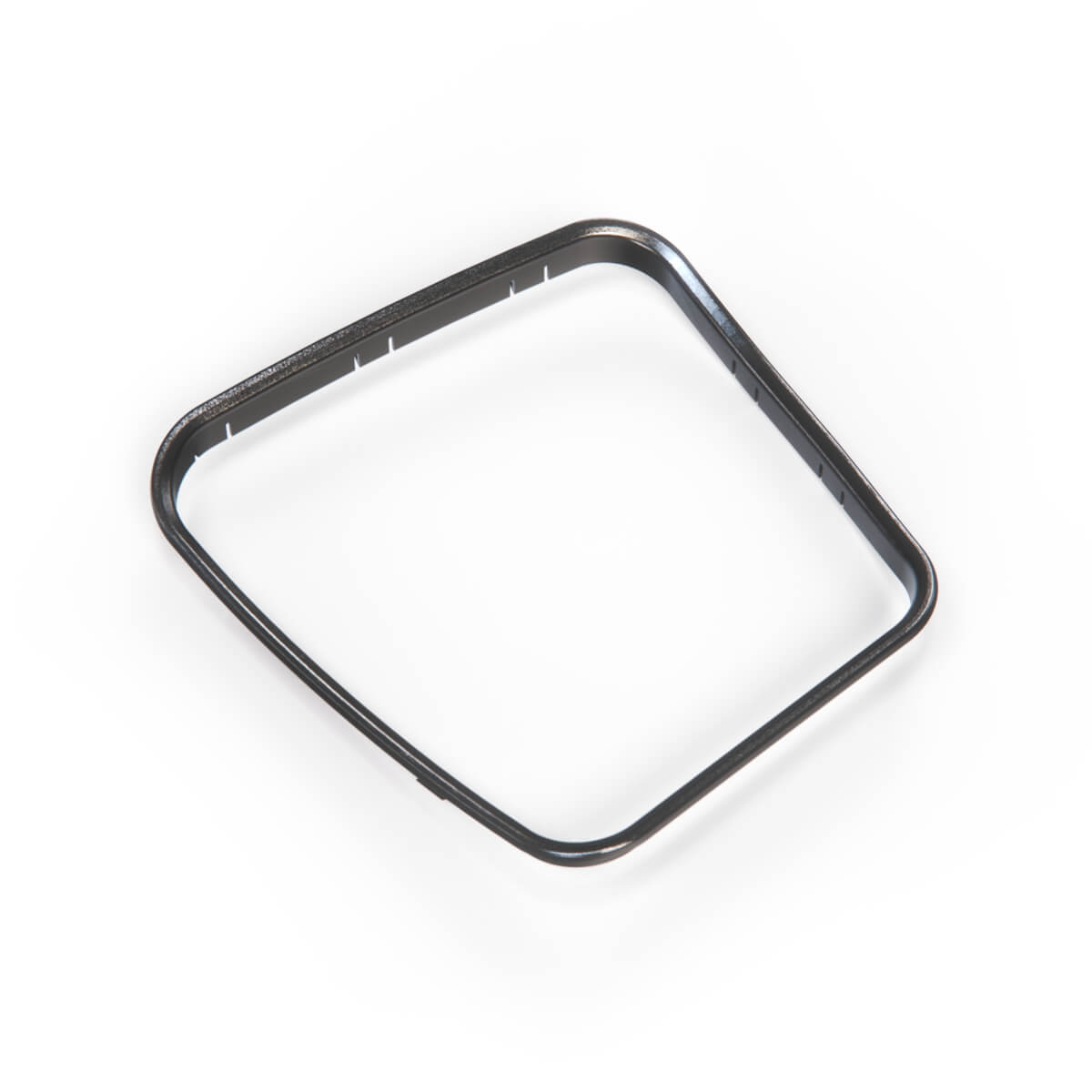 Alfa Romeo 159 / Brera / Spider 939 Manual Shifter Frame Trim LHD or RHD Silver / Gloss Black (156078676 / 156065935) — view 4