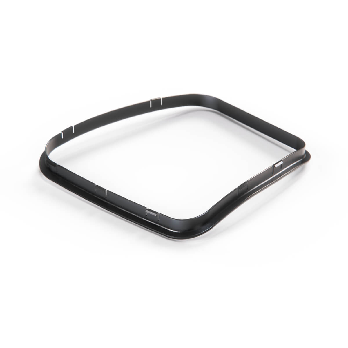 Alfa Romeo 159 / Brera / Spider 939 Manual Shifter Frame Trim LHD or RHD Silver / Gloss Black (156078676 / 156065935) — view 6
