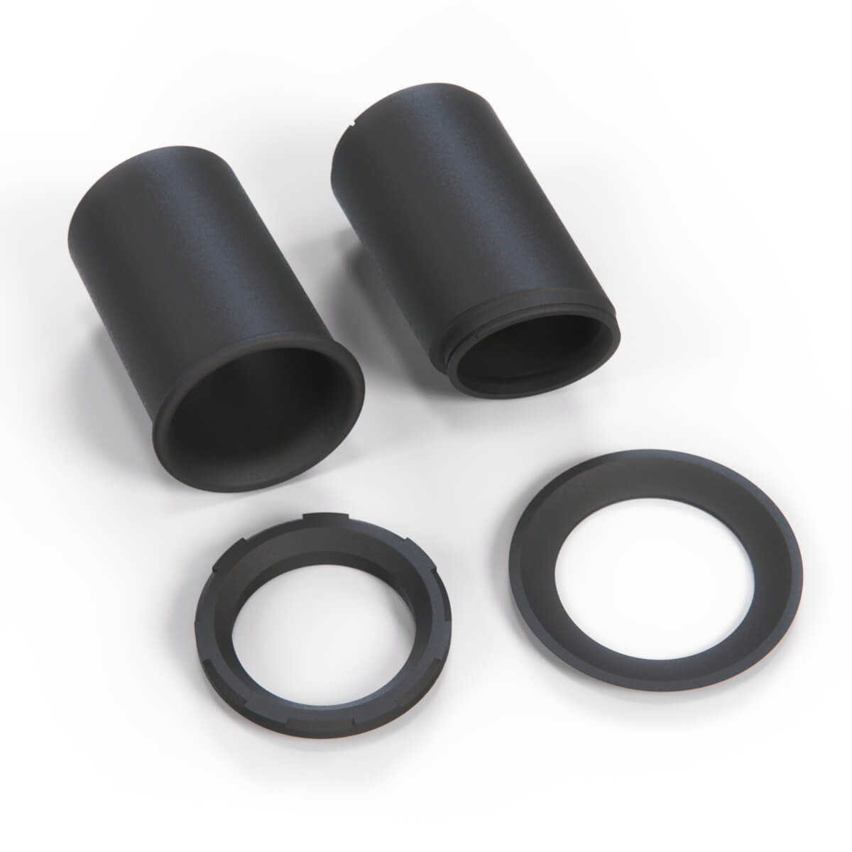 Alfa Romeo 159 Headlight Cold Air Intake Duct Kit Black — view 4