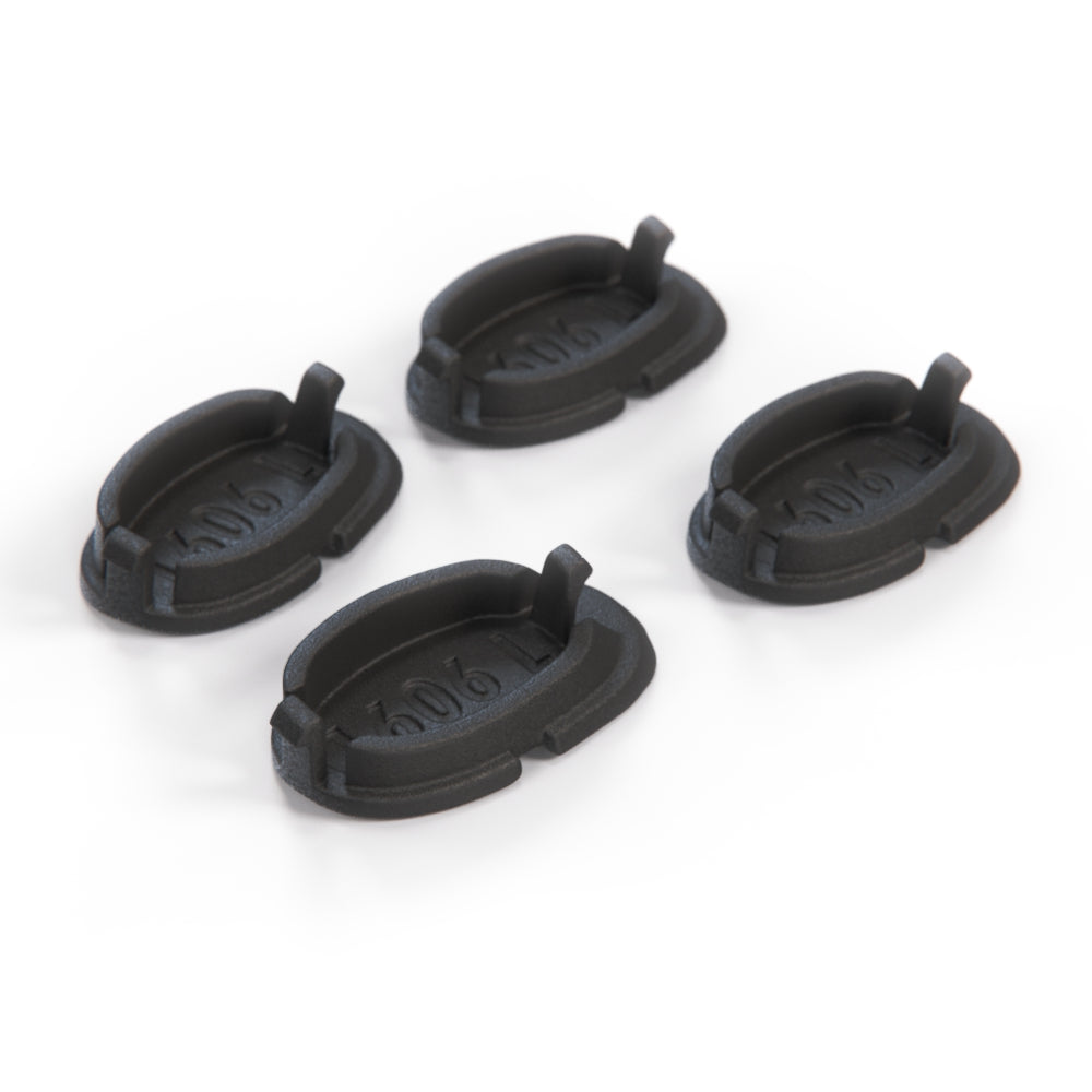 Alfa Romeo 166 Door Handle Inner Cover Set of 4 Black (156017949) — view 3