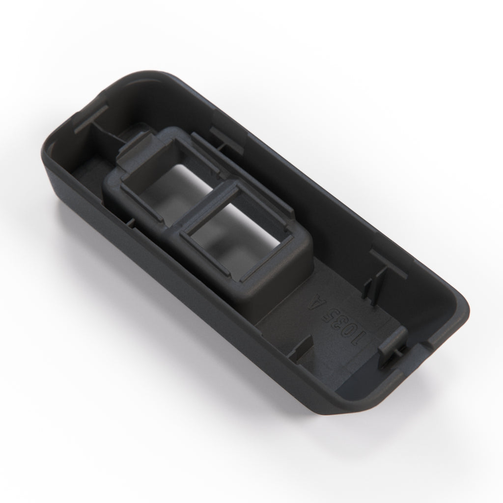 Alfa Romeo 75 Hazard/Defrost Switch Buttons Housing Black (161004416303) — view 4