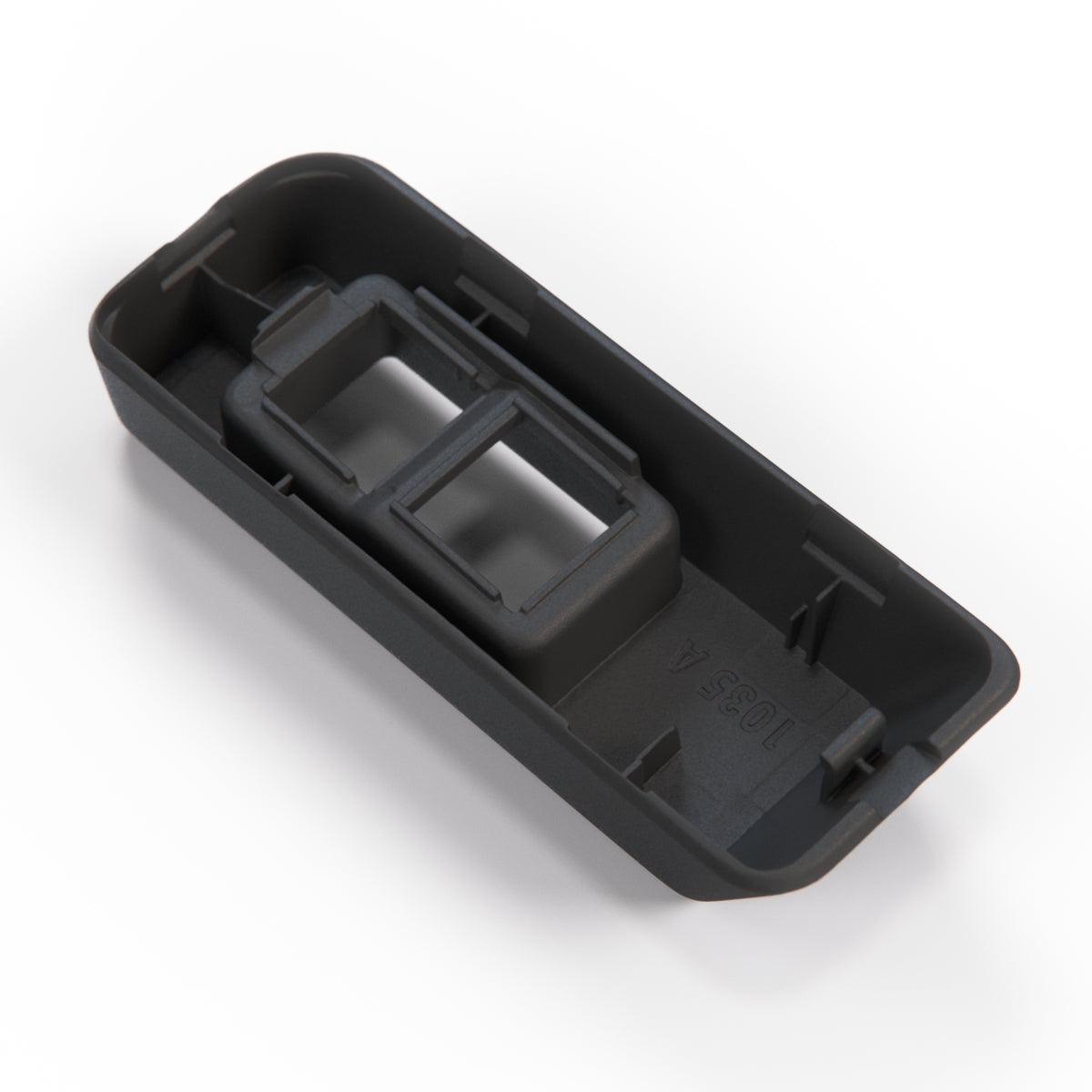 Alfa Romeo 75 Hazard/Defrost Switch Buttons Housing Black (161004416303) — view 4