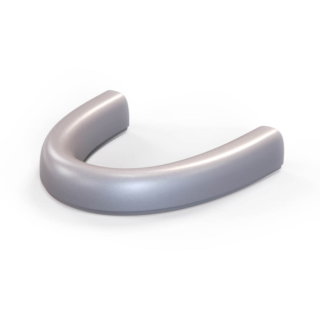 Alfa Romeo 939 Spider Rollbar Hoop Cover Trim Silver Mat / Gloss Black (156072681 / 156052272) — view 2