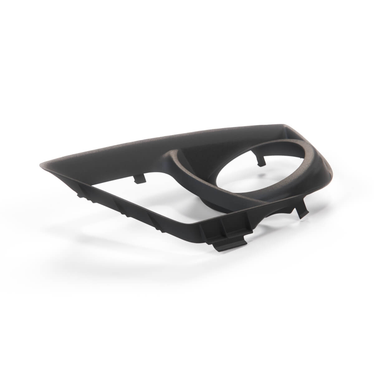 Alfa Romeo Brera / 939 Spider Front Bumper Fog Light Cover Grille Left or Right Black (50504446 / 50504445) — view 2