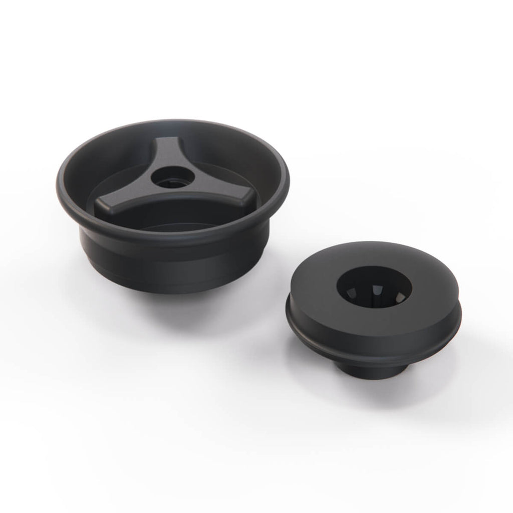 Alfa Romeo GTV 6 Fist Fuel Cap with Insert Black