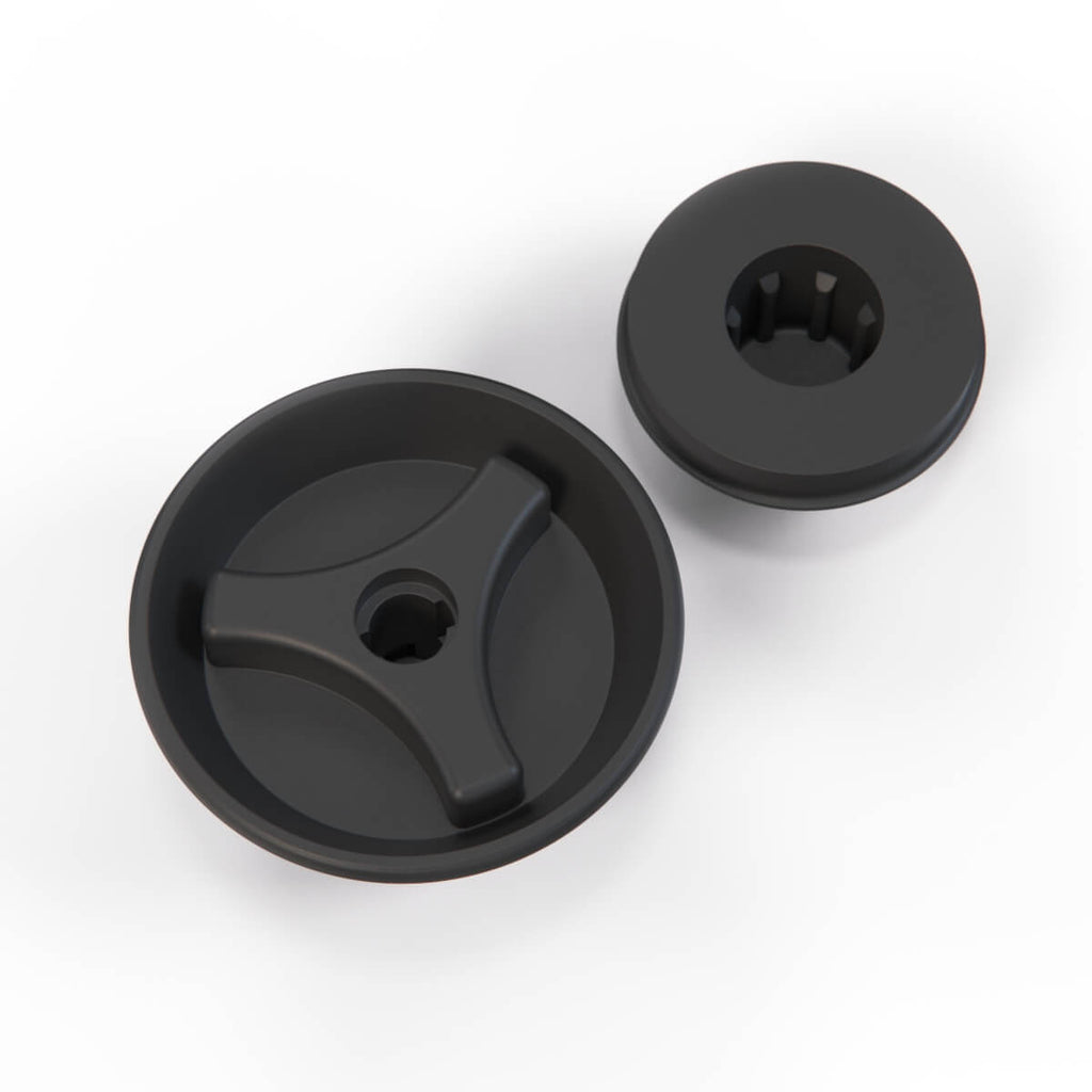 Alfa Romeo GTV 6 Fist Fuel Cap with Insert Black — view 3