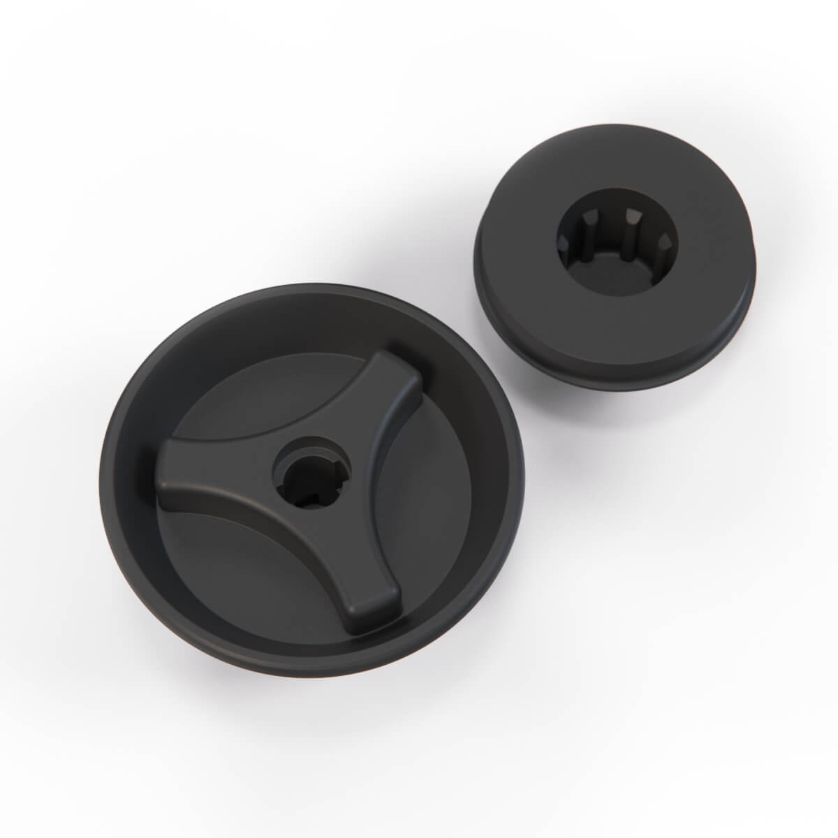 Alfa Romeo GTV 6 Fist Fuel Cap with Insert Black — view 3