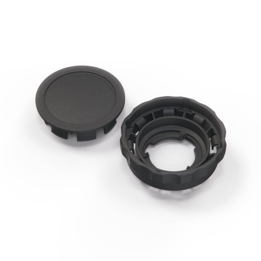 Alfa Romeo Lancia Beta Spider / Coupe / HPE / Alfa Romeo GT / GTV Front Seat Adjustment Wheel Set Knob + Cap Chrome / Black (82304431) — view 5