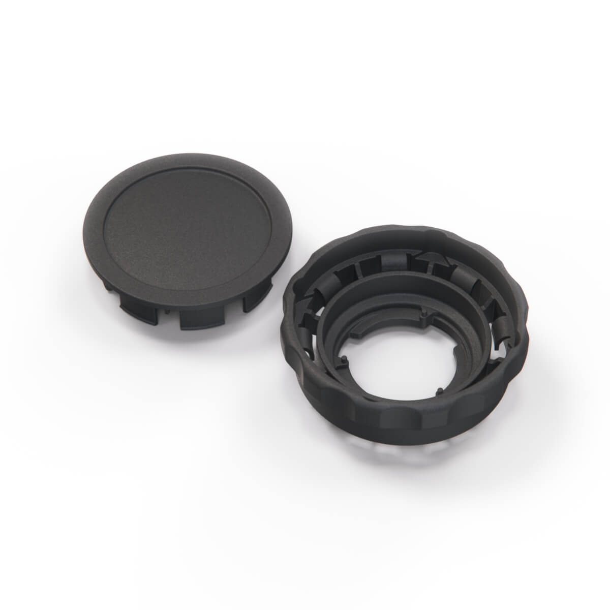 Alfa Romeo Lancia Beta Spider / Coupe / HPE / Alfa Romeo GT / GTV Front Seat Adjustment Wheel Set Knob + Cap Chrome / Black (82304431) — view 5