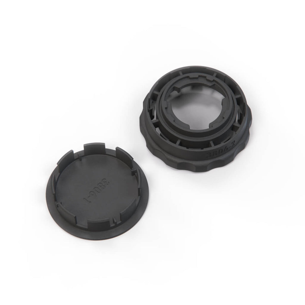Alfa Romeo Lancia Beta Spider / Coupe / HPE / Alfa Romeo GT / GTV Front Seat Adjustment Wheel Set Knob + Cap Chrome / Black (82304431) — view 6